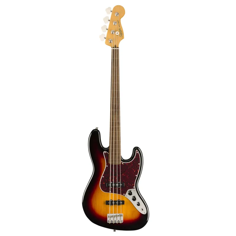 Bajo squier classic vibe jazz bass fretless
