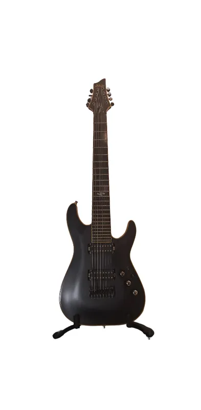 Guitarra schecter blackjack atxc8 con estuche