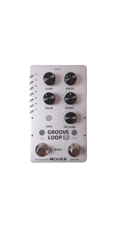 Pedal Caja de ritmos mooer groove loop x2