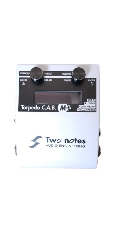 Pedal simulador de cab two notes torpedo cab m+
