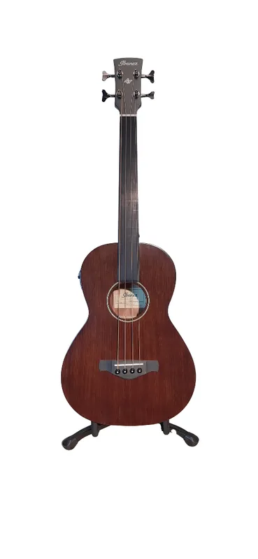 Bajo electroacustico fretless ibanez avnb1fe