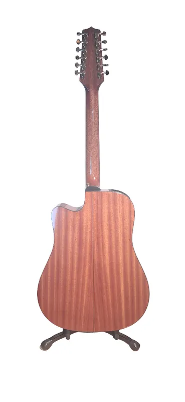 Guitarra electroacústica 12 cuerdas takamine eg345c con estuche