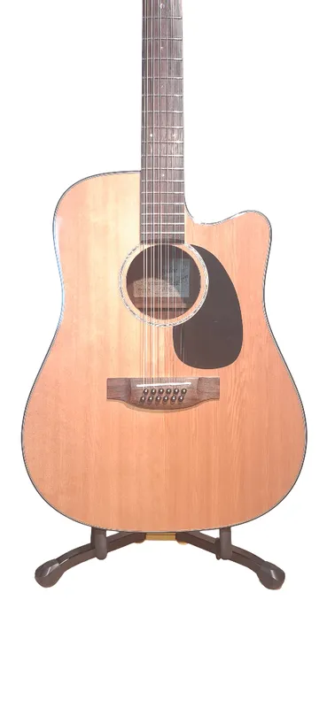 Guitarra electroacústica 12 cuerdas takamine eg345c con estuche