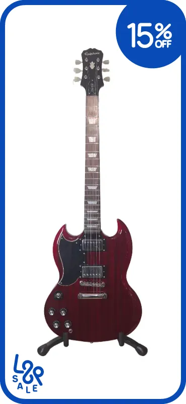 Guitarra electrica zurda epiphone sg pro