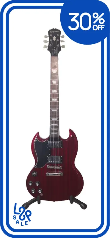 Guitarra electrica zurda epiphone sg pro