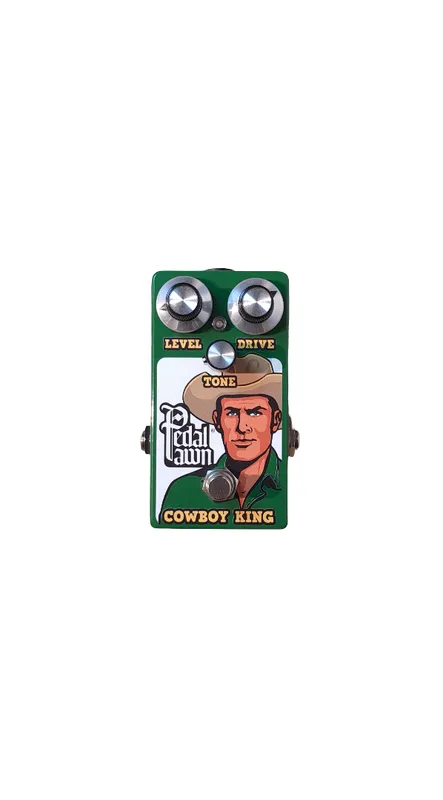 Pedal overdrive pedal pawn cowboy king