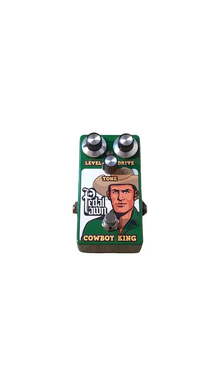 Pedal overdrive pedal pawn cowboy king