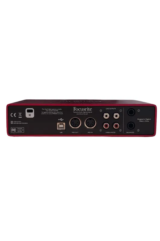Interfaz focusrite 2i4