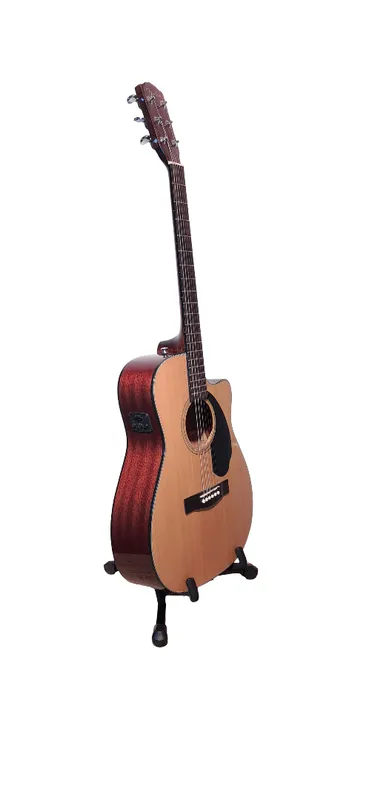 Guitarra electroacustica fender cd60sce con estuche