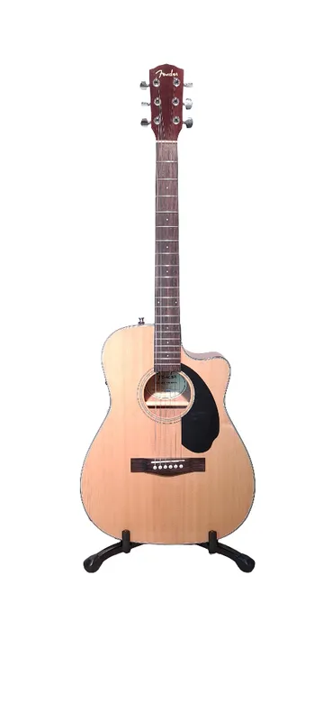 Guitarra electroacustica fender cd60sce con estuche