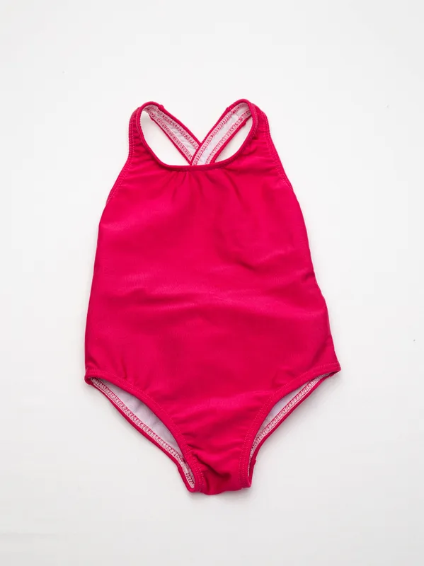Traje de baño enterizo liso anita luque