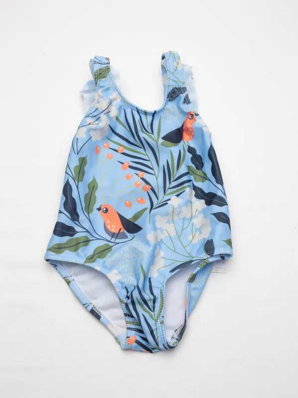 Traje de baño enterizo pájaros anita luque