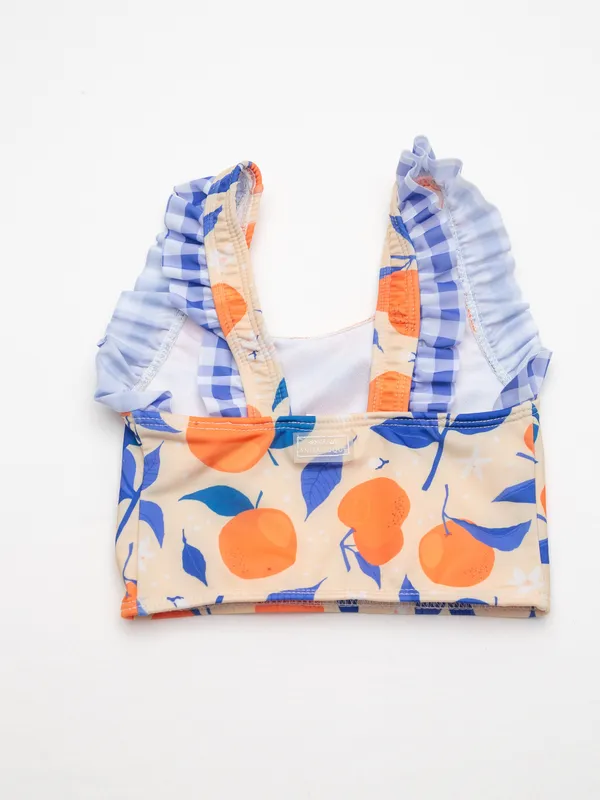 Traje de baño dos piezas mandarina anita luque
