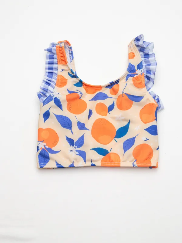 Traje de baño dos piezas mandarina anita luque