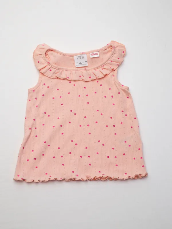 Musculosa flores zara
