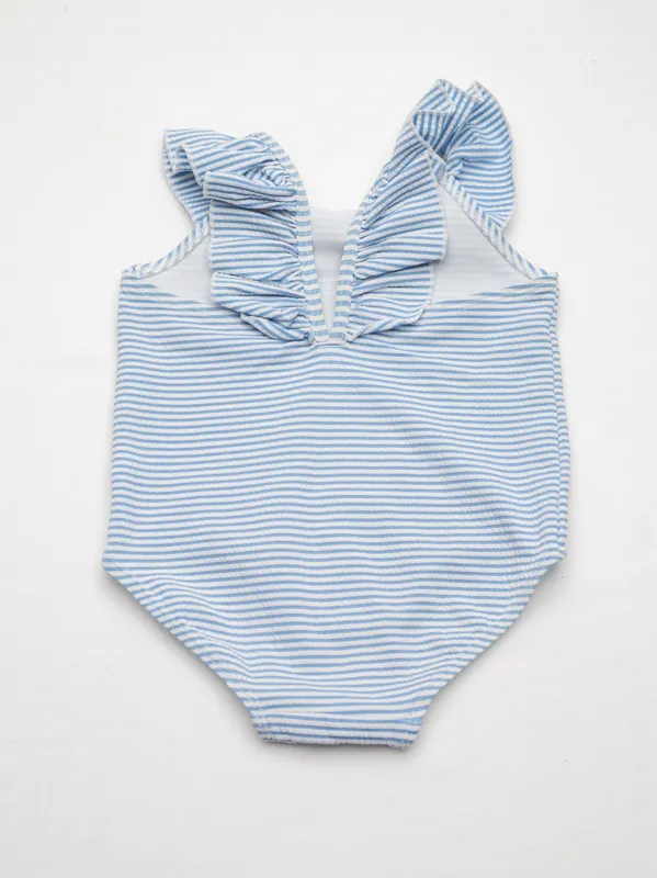 Traje de baño rayado