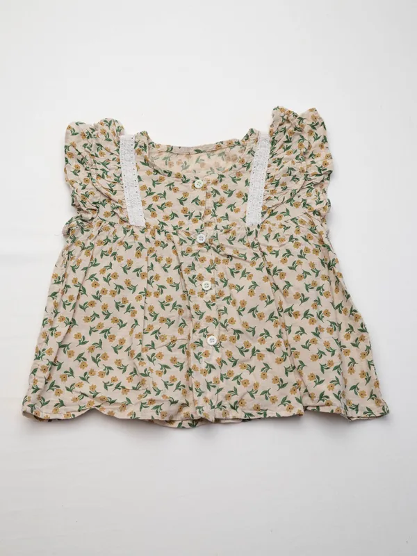 Blusa floreada 