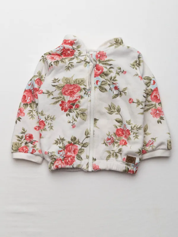Campera algodón floreado minimimo