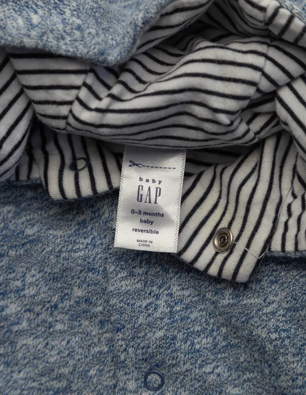 Buzo abotonado reversible gap