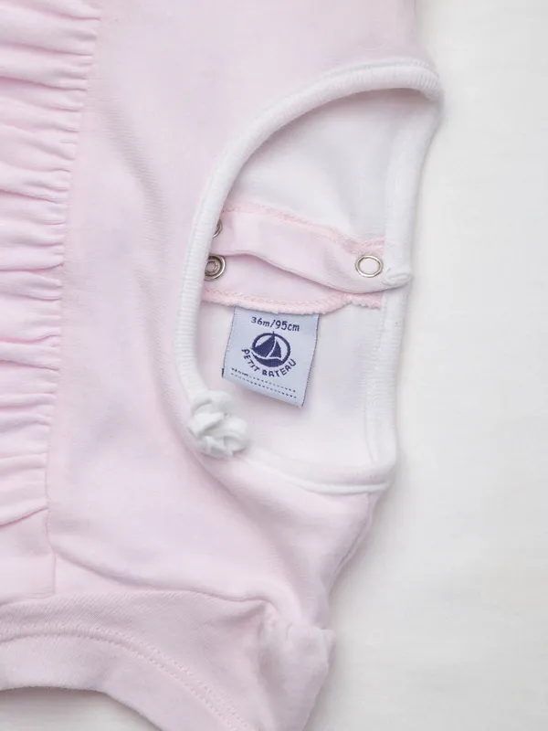 Vestido con body petit bateau