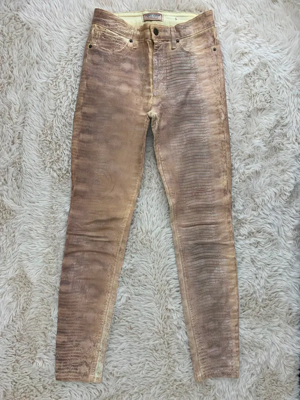 Jean piel de serpiente guess t26