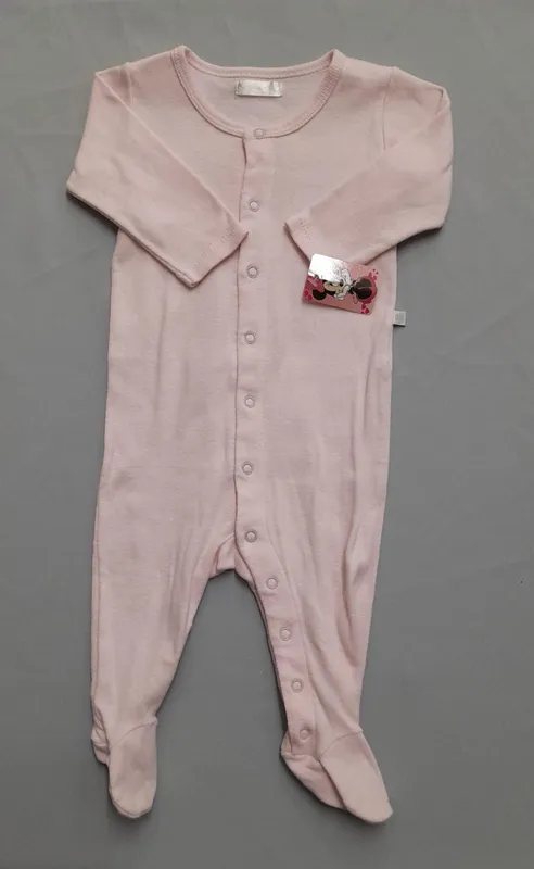 Enterito algodon rosa cheeky talle s 3-6m