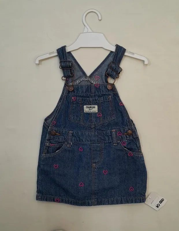 Jumper pollera corazones oshkosh 18m