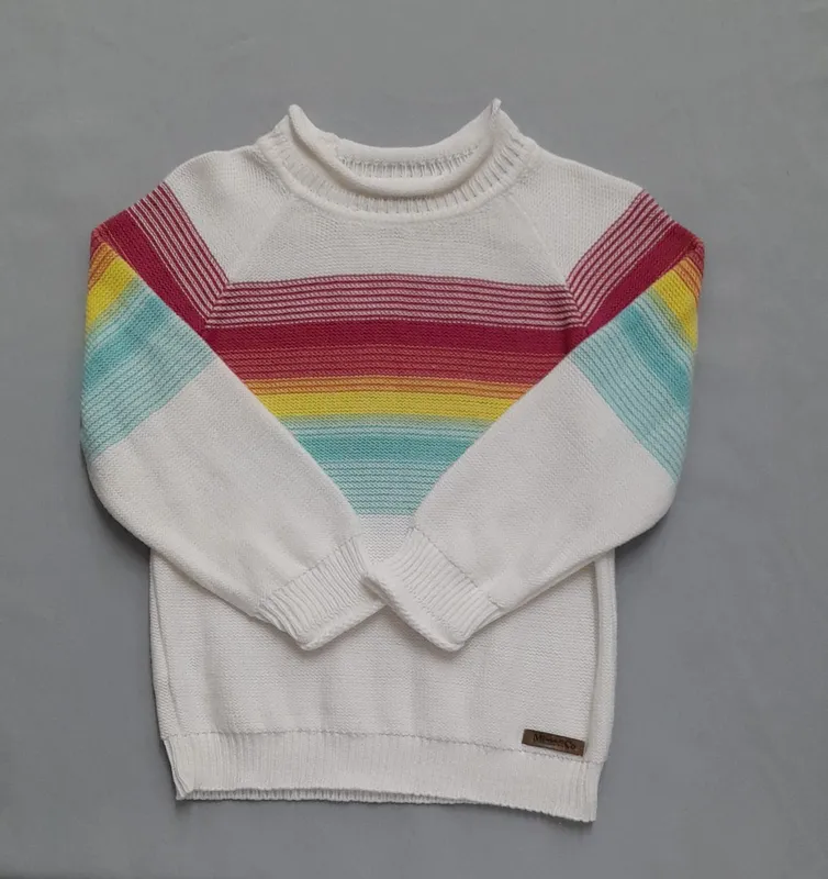 Sweater arcoiris hilo mimo 2