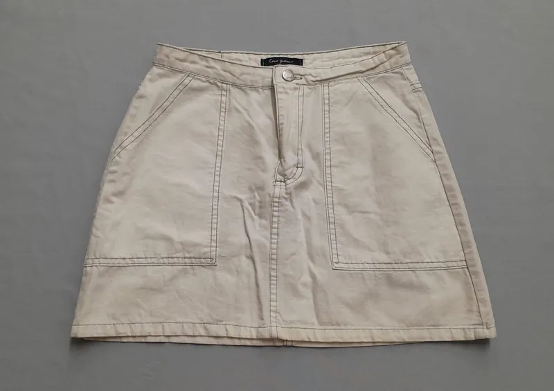 Pollera gabardina fina como quieres t40