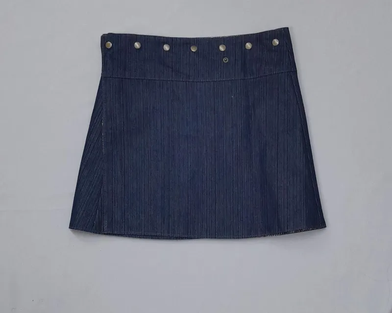 Falda de jean portafolio talle m