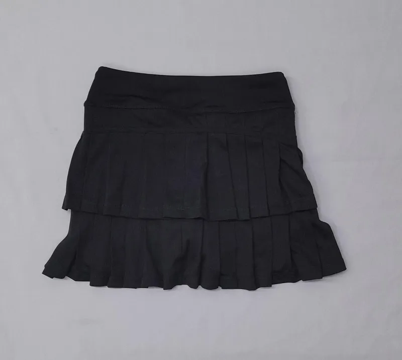 Pollera short deportiva tableada fila talle s