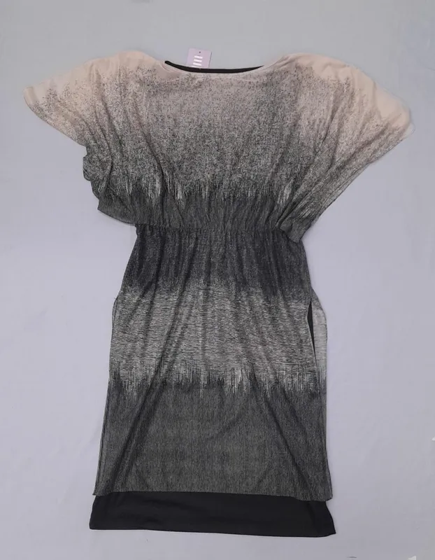 Vestido jaspeado talle m /l