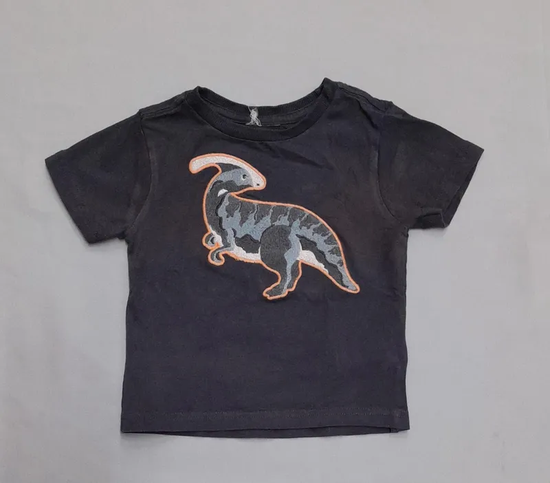 Remera carters 2t dinosaurio bordado