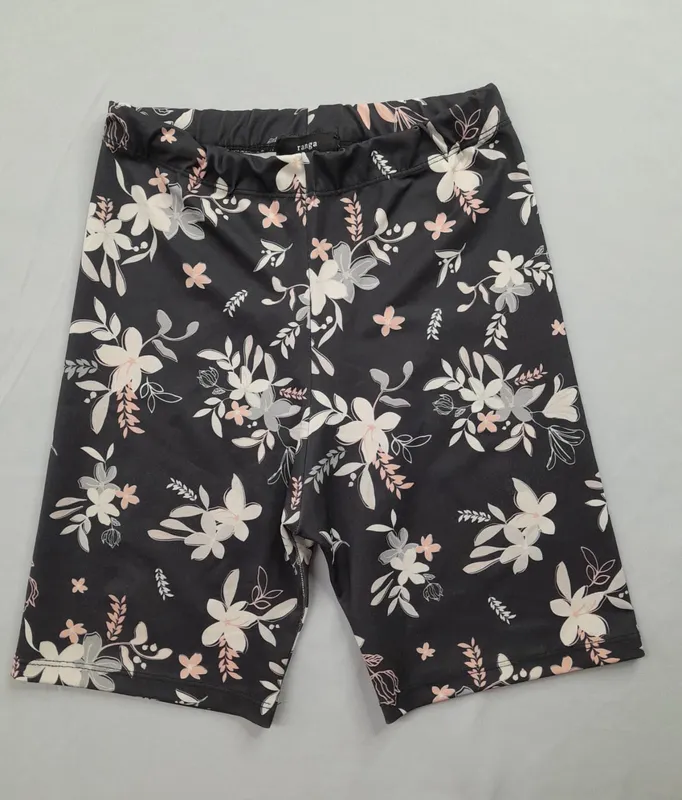 Biker flores lycra talle m