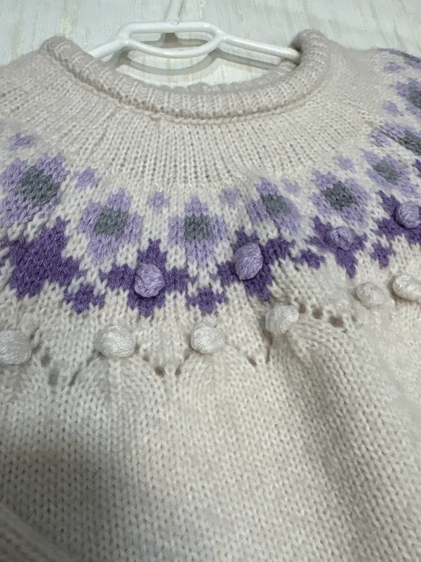 Sweater de hilo sfera 18-24m