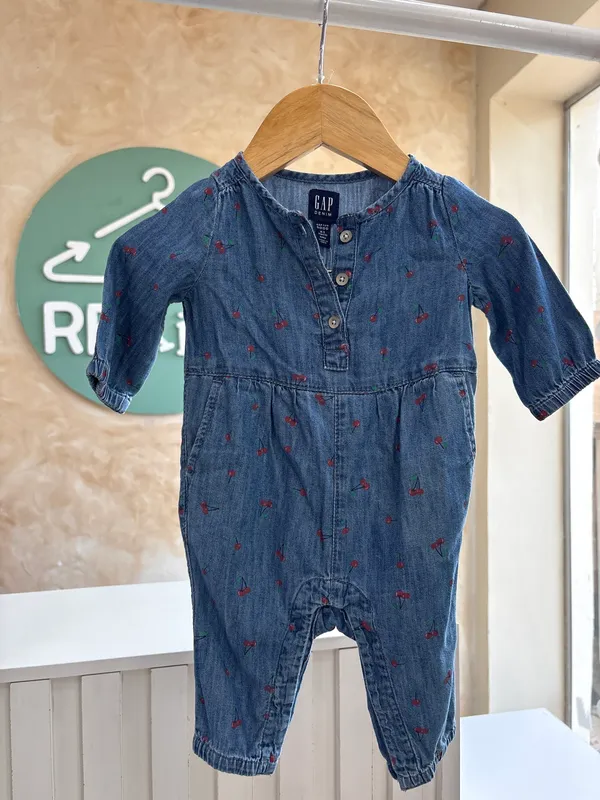 Jardinera de jeans mazana gap 0-3m
