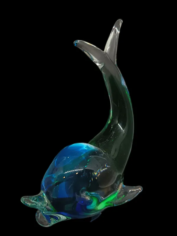 Delfín vidrio soplado murano