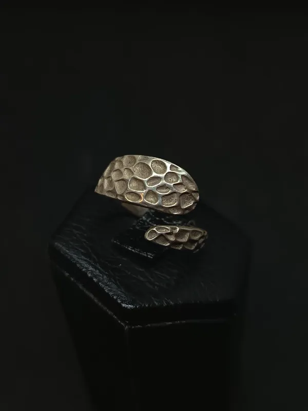 Anillo de plata regulable
