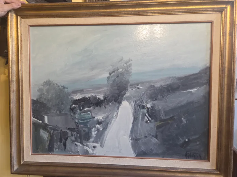 Oleo hugo nantes 80 x 58 cm
