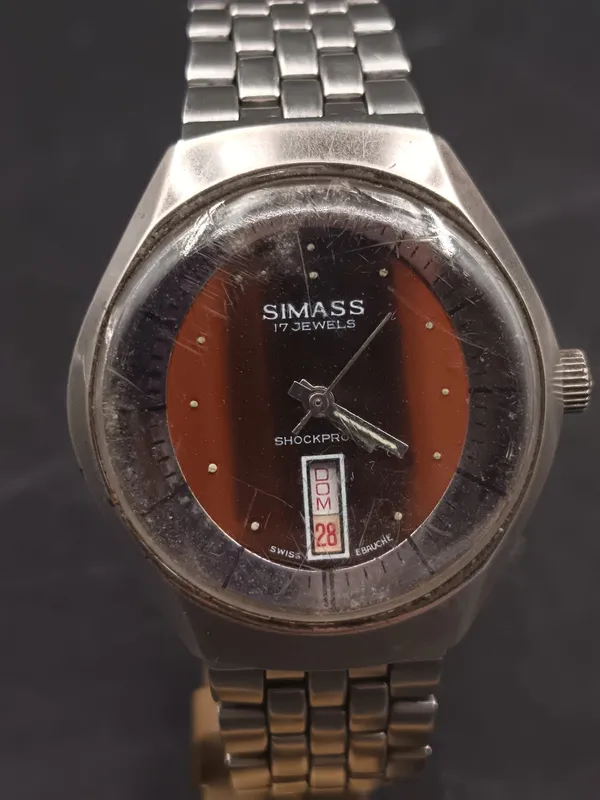 Reloj vintage simass suizo
