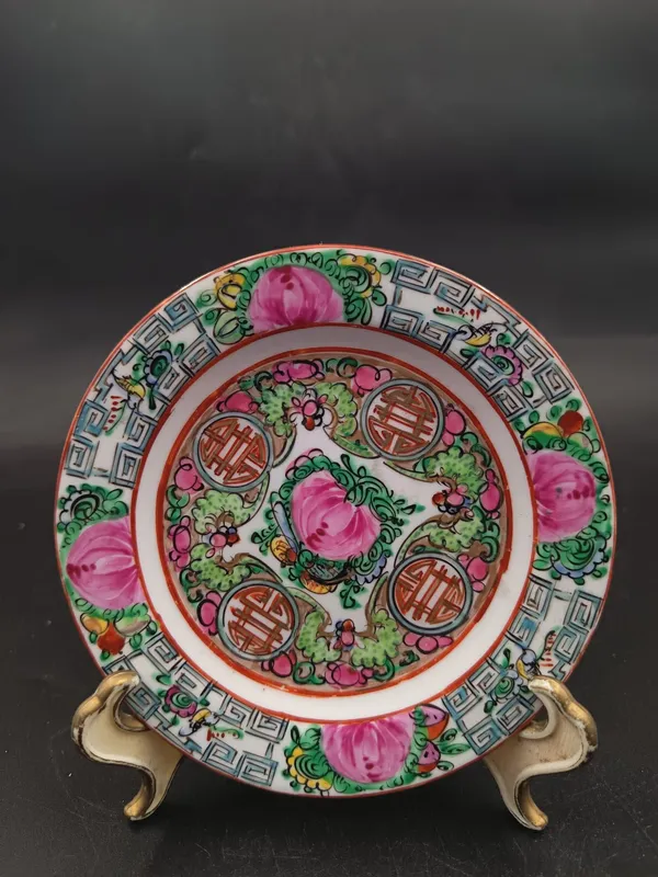 Plato porcelana vintage siglo 20