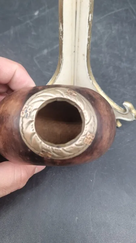 Mate galleta virola plata y oro