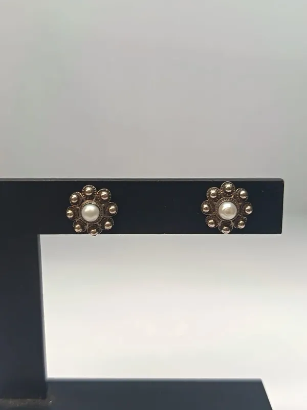 Par de caravanas de plata