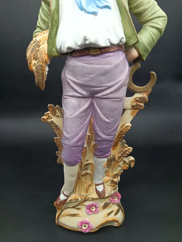 Figura biscouit joven campesino