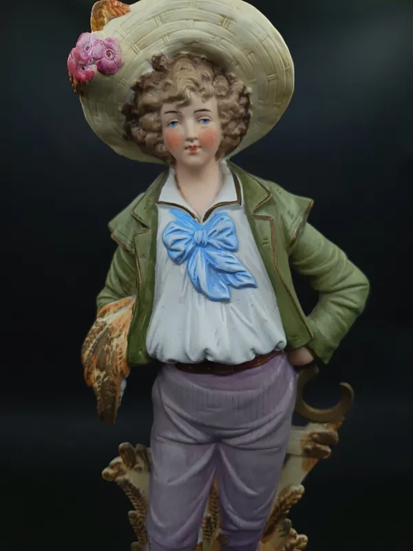Figura biscouit joven campesino