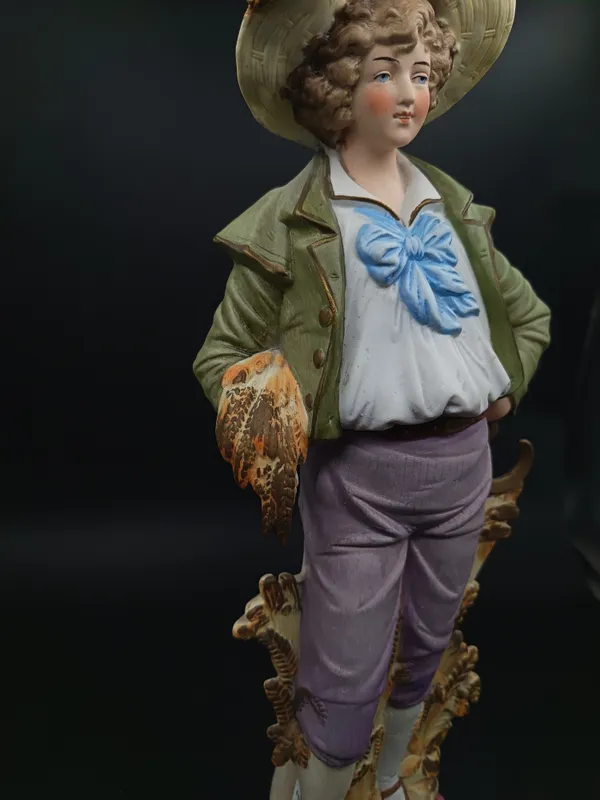 Figura biscouit joven campesino