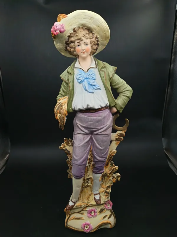 Figura biscouit joven campesino