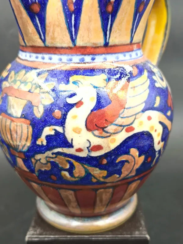 Jarra de ceramica italiana mayolica