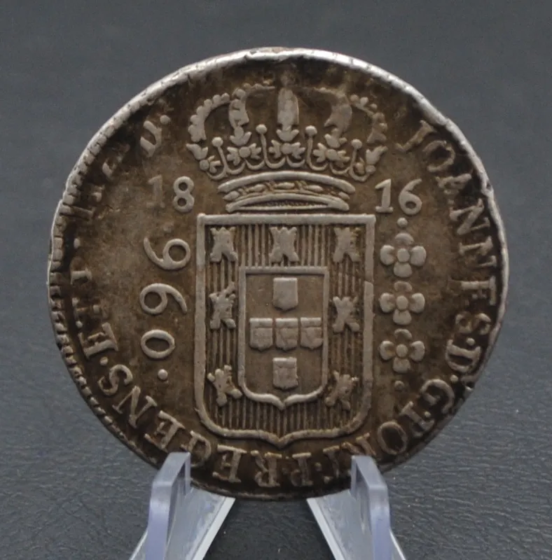 Excelente moneda 960 reis 1816