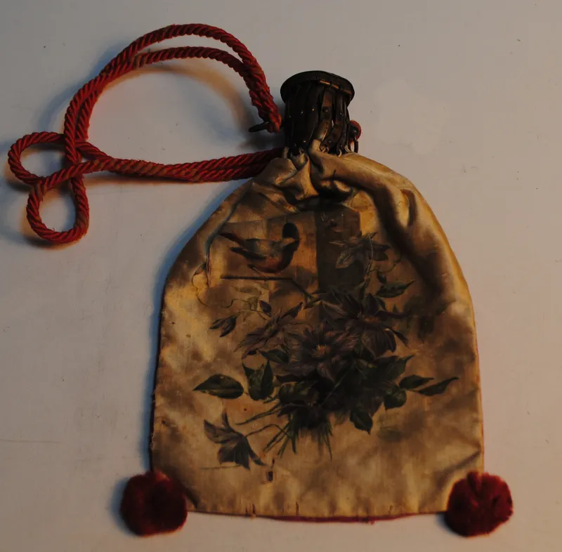 Rarisimo bolso de seda